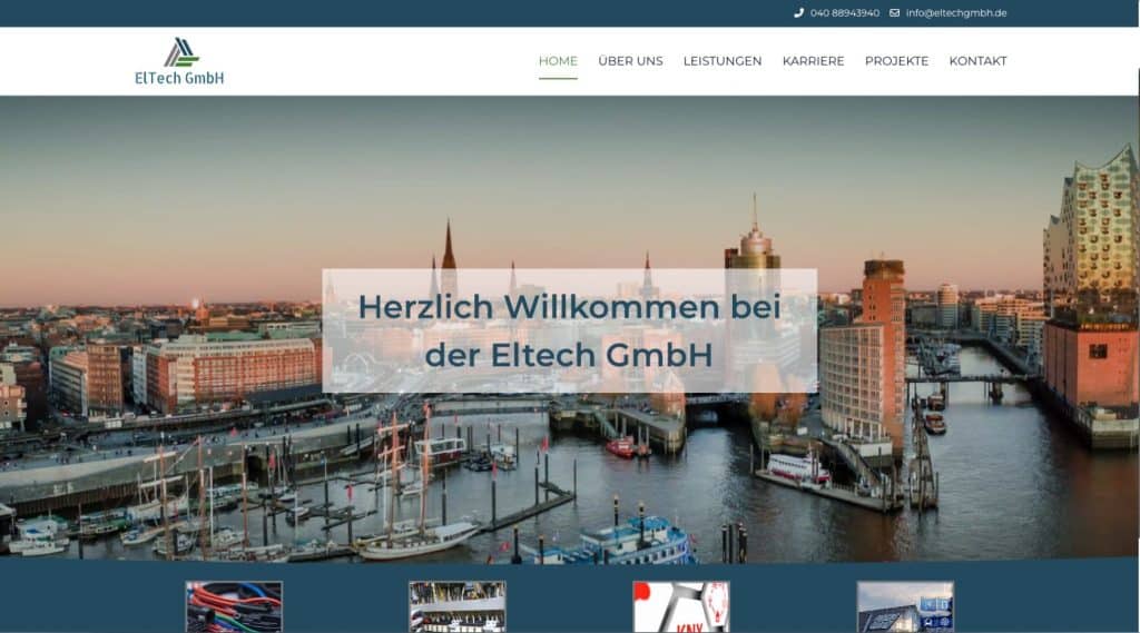 HGD Media GmbH Webdesign Referenzen für Elektro technik