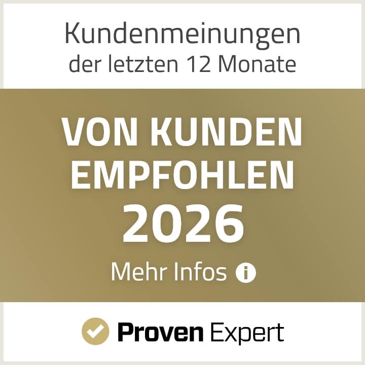 Kundenempfehlungen f&uuml;r 2026, Proven Expert