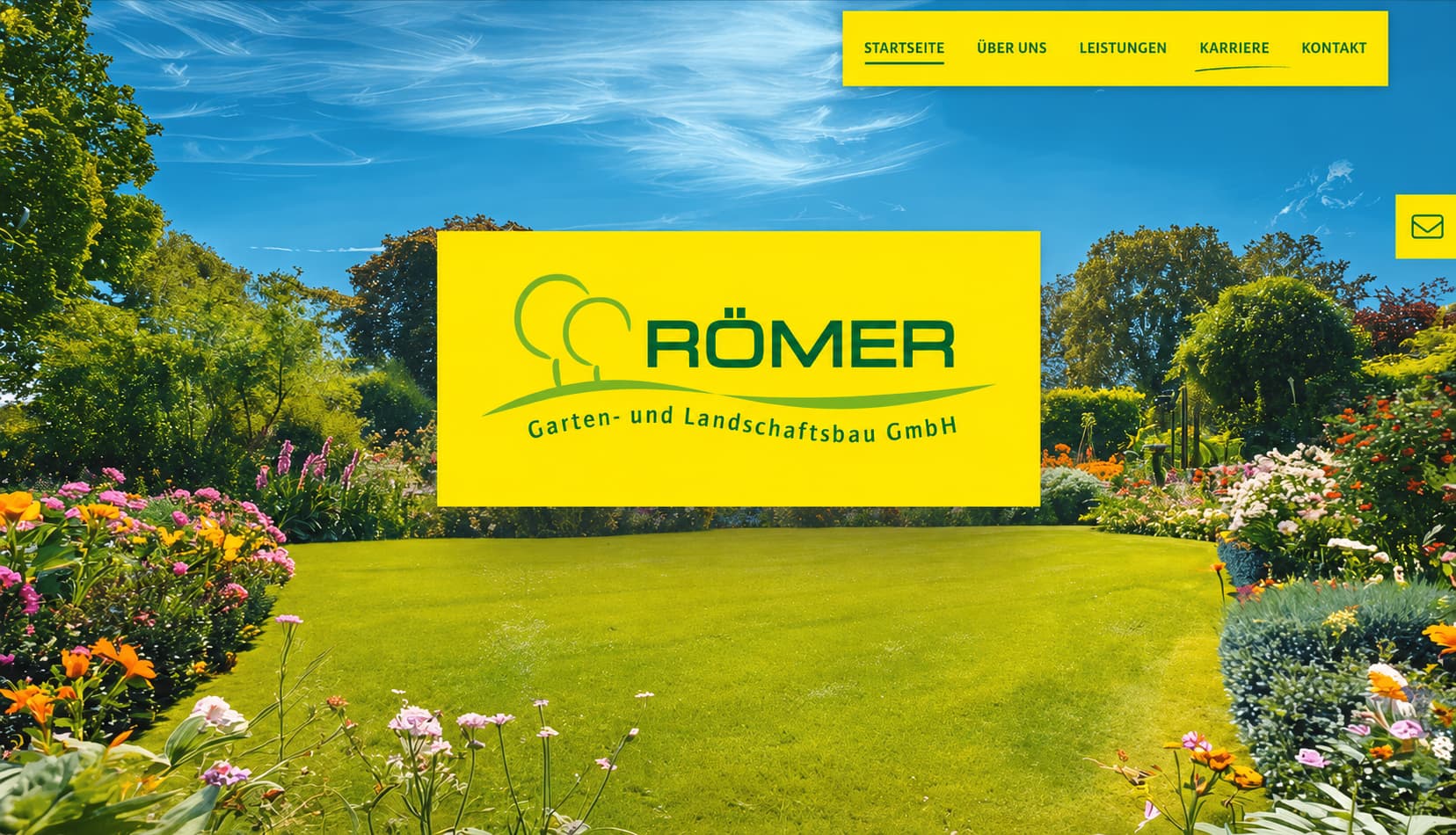 R&ouml;mer Website als Referenzprojekt von HGD Media