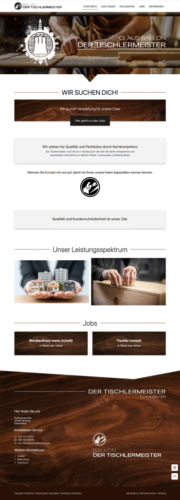 webdesign fur handwerker